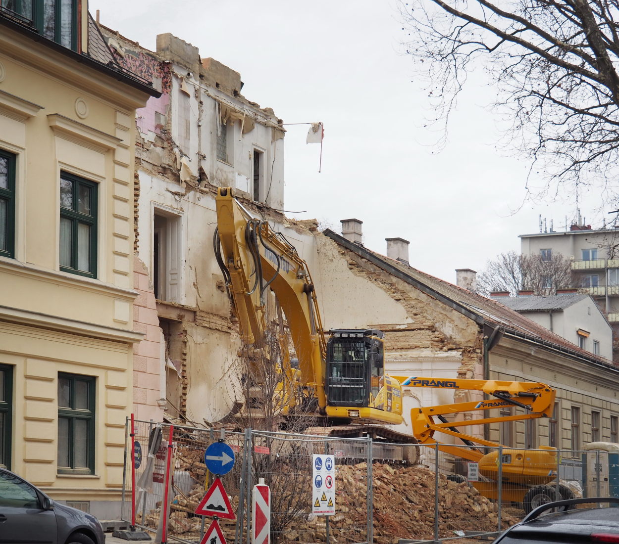 Weinzingergasse 5, Abriss 2016, Wien