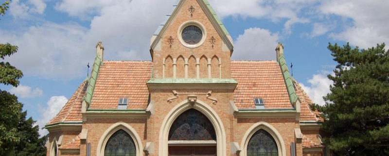 Aufbahrungshalle, Stammersdorfer Friedhof Wien