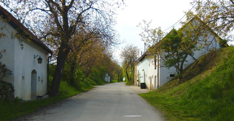 Kellergasse in Stoitzendorf (NÖ)