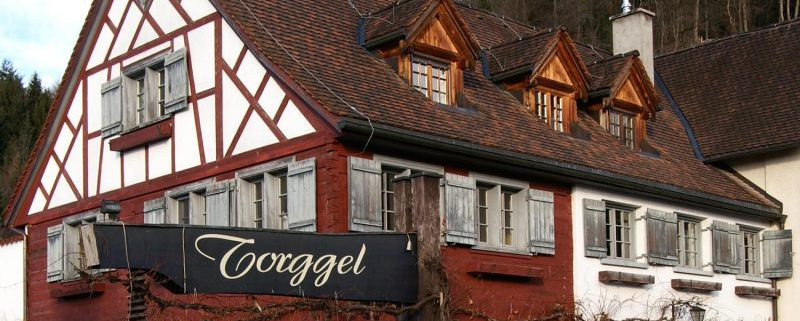 Das ehemalige Gasthaus Torggel in Röthis, Vorarlberg