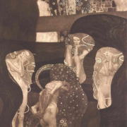 Das Fakultätsbild "Die Jurisprudenz" von Gustav Klimt