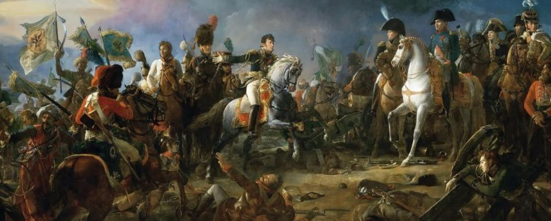 Napoléon bei der Schlacht von Austerlitz, Gemälde von François Gérard (1770-1837)