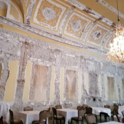 Barocksaal nach der Zerstörung, Hotel Europa, Innsbruck