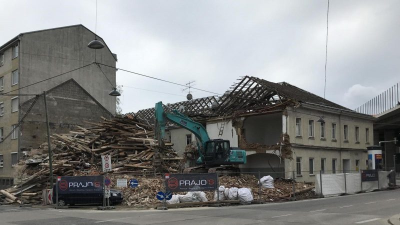 Rinnböckhaus Abriss 2021, 1110 Wien