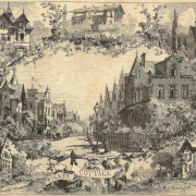 Cottage-Viertel, Illustration aus 1879