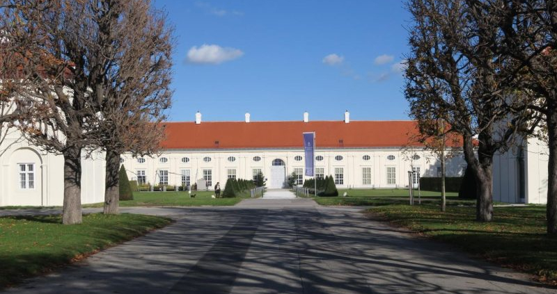 Der barocke Gartensaaltrakt im Augarten